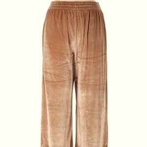 VICTORIA SECRET - - GOLD VELOUR JOGGERS -M/M - NWT